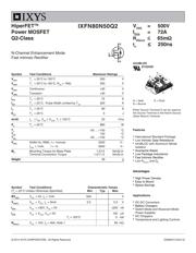 IXFN80N50Q2 Datenblatt PDF