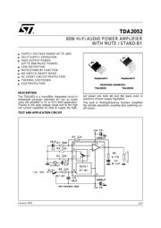 TDA2052V datasheet.datasheet_page 1