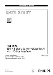 PCF8570T/F5 数据规格书 1