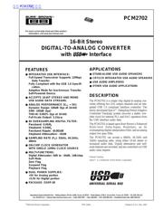 PCM2702 datasheet.datasheet_page 1