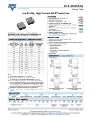 IHLP4040DZER470M5A 数据规格书 1