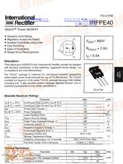 IRFPE40 datasheet.datasheet_page 1