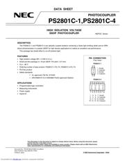 PS2801C-1 数据规格书 1
