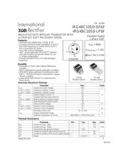 IRG4BC10SD-SPBF 数据规格书 1