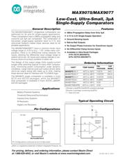 MAX9077EKA datasheet.datasheet_page 1