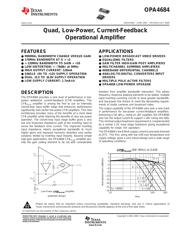 OPA4684ID datasheet.datasheet_page 1