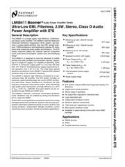 LM48411TL 数据规格书 2