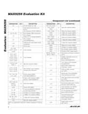 MAX9259EVKIT+ 数据规格书 2