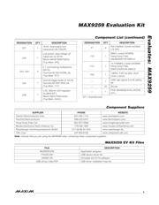 MAX9259EVKIT+ 数据规格书 3