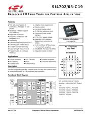 SI4702-C19-GMR Datenblatt PDF