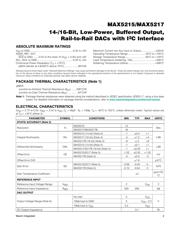 MAX5215GUA+ 数据规格书 2