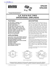 OPA2349 datasheet.datasheet_page 1