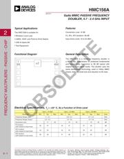 HMC156A datasheet.datasheet_page 1