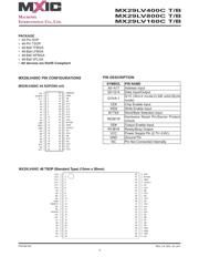 MX29LV800CTXEI-70G 数据规格书 3