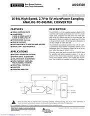 ADS8320EB250 datasheet.datasheet_page 1