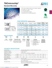 TACR106M006R 数据规格书 1