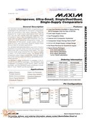 MAX9021 数据规格书 1