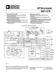 ADSP-2191MBSTZ-140 datasheet.datasheet_page 1