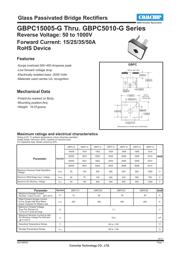GBPC5010-G 数据手册