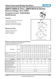 GBPC5010-G Datenblatt PDF