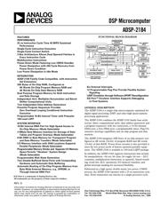 ADSP-2184BST-160 datasheet.datasheet_page 1