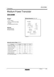 2SA1036K T146R datasheet.datasheet_page 1