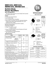 MBR1635 Datenblatt PDF