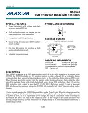 DS9503P datasheet.datasheet_page 1