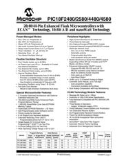 PIC18F4580T-I/PT 数据规格书 3