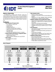 89HPES5T5ZBBCGI datasheet.datasheet_page 1