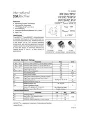 IRF2907ZPBF Datenblatt PDF