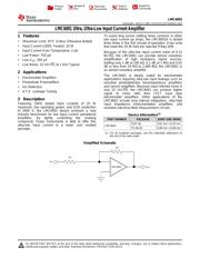 LMC6001BIN/NOPB Datenblatt PDF