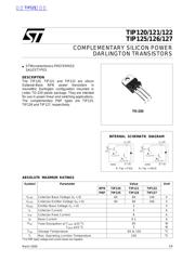 TIP121 datasheet.datasheet_page 1
