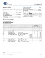 CY7C1021DV33-10ZSXI 数据规格书 4