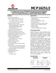 MCP16251T-I/CH 数据规格书 1