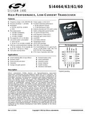 SI4463-B1B-FMR Datenblatt PDF
