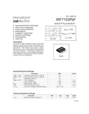 IRF7103TRPBF datasheet.datasheet_page 1