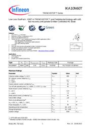 IKA10N60TXKSA1 datasheet.datasheet_page 1