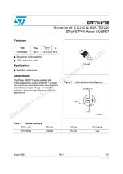 STP75NF68 datasheet.datasheet_page 1