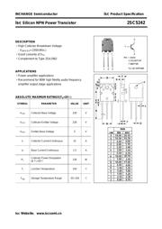 2SC5242 datasheet.datasheet_page 1