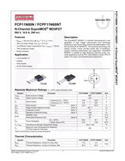 FCPF11N60 datasheet.datasheet_page 2