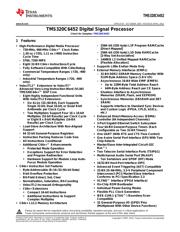 TMS320C6452ZUT7 datasheet.datasheet_page 1