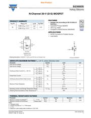 SI2300DS-T1-GE3 Datenblatt PDF