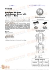 CS8190 datasheet.datasheet_page 1