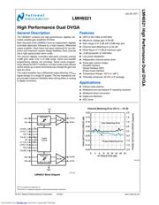 LMH6521SQX/NOPB datasheet.datasheet_page 1