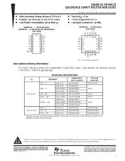 SN74HC02 数据规格书 1