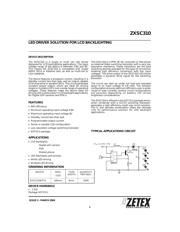 ZXSC310E5 Datenblatt PDF