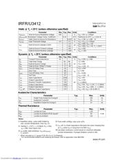 IRFR3412 数据规格书 2