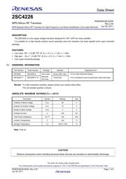 2SC4226 数据手册
