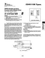 CD40110BE Datenblatt PDF